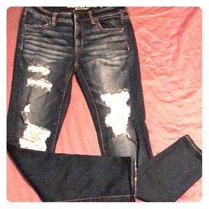 AE Distressed Super Stretch X Jean Leggings